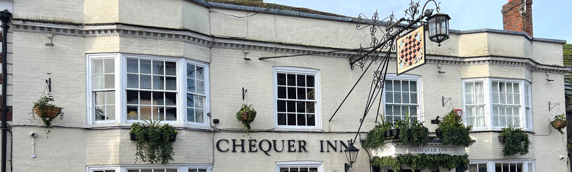 front of the chequer in steyning west sussex.